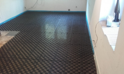 položení a nalepení desky SPIDER