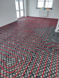 Montáž podlahového systému Spider na betonovou podlahu